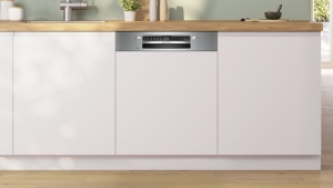 Bosch SBI4ECS28E, XXL Teilintegrierter Geschirrspler, Serie 4, 60 cm, Gebrsteter  Stahl, EEK: A, mit 5 Jahren Garantie!