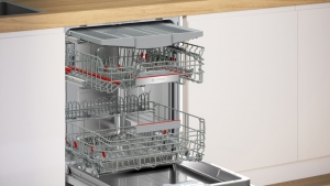 Bosch SMI6ECS12E, Serie 6 Teilintegrierter Geschirrspler, 60 cm, Gebrsteter Stahl, EEK: A, mit 5 Jahren Garantie!