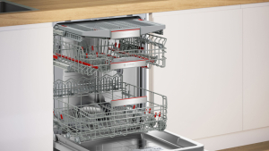 Bosch SMI8YCS03E, Serie 8 Teilintegrierter Geschirrspler, 60 cm, Gebrsteter Stahl, EEK: B, mit 5 Jahren Garantie!