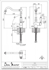 Systemceram KeraDomo RUBI, Einhebelmischer, Hochdruck, 10012, Farbe Chrom