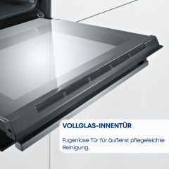 Constructa CF4M61063, Einbau-Backofen, 60 x 60 cm, Schwarz, EEK: A+, mit 5 Jahren Garantie!