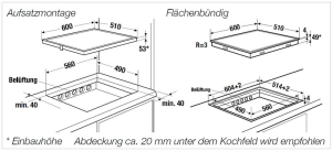 Kppersbusch SMART3FLEX Backofen/Kochfeld-Set B6200.0S1 + KI6550.0SR, mit 5 Jahren Garantie!