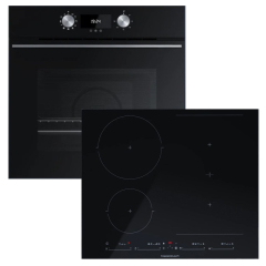 Kppersbusch SMART3PFLEX, Backofen/Kochfeld-Set BP6200.0S1 + KI6550.0SR, mit 5 Jahren Garantie!