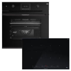 Kppersbusch BP381SKI88S-S5 Backofen/Kochfeld-Set BP6381.0S5 und KI8880.1SR, Black Velvet-Kit, mit 5 Jahren Garantie!