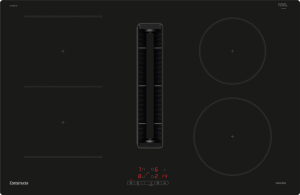 Constructa CX5PM802, Set Einbau-Backofen und Induktionskochfeld mit Dunstabzug, Rahmenlos, Schwarz, mit 5 Jahren Garantie!