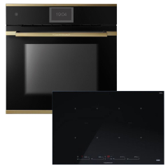 Kppersbusch BP850SI88S-S4 Backofen/Kochfeld-Set BP6850.0S4 und KI8880.1SR, Gold-Kit, mit 5 Jahren Garantie!