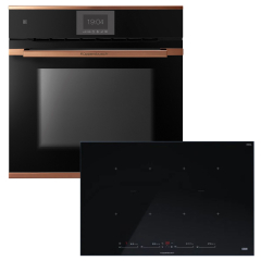 Kppersbusch BP550IS88S-S7 Backofen/Kochfeld-Set BP6550.0S7 und KI8880.1SR, Copper-Kit, mit 5 Jahren Garantie!