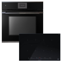 Kppersbusch BP550IS88S-S2AF Backofen/Kochfeld-Set BP6550.0S2 AirFry und KI8880.1SR, Black Chrome-Kit, mit 5 Jahren Garantie!