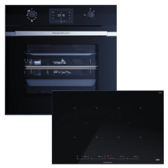 Kppersbusch BP332SI88S-S1 Backofen/Kochfeld-Set BP6332.0S1 und KI8880.1SR, Edelstahl-Kit, mit 5 Jahren Garantie!