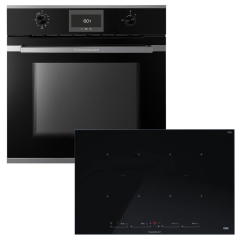 Kppersbusch BP332SI88S-S3AF Backofen/Kochfeld-Set BP6332.0S3 AirFry und KI8880.1SR, Silver Chrome-Kit, mit 5 Jahren Garantie!