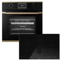 Kppersbusch BD340SMI85S-S4 Backofen/Kochfeld-Set BD 6340.0 S4 und KMI8590.0SR, Gold-Kit, mit 5 Jahren Garantie!