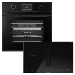 Kppersbusch BD340SMI85S-S5 Backofen/Kochfeld-Set BD 6340.0 S5 und KMI8590.0SR, Black Velvet-Kit, mit 5 Jahren Garantie!