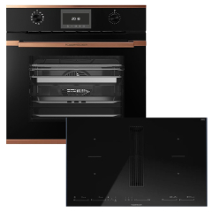 Kppersbusch BD340SMI85S-S7AF Backofen/Kochfeld-Set BD 6340.0 S7 AirFry und KMI8590.0SR, Copper-Kit, mit 5 Jahren Garantie!