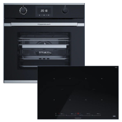 Kppersbusch BD340SI88S-S1 Backofen/Kochfeld-Set BD 6340.0 S1 und KI8880.1SR, Edelstahl-Kit, mit 5 Jahren Garantie!