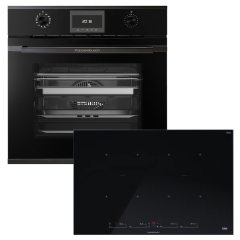 Kppersbusch BD340SI88S-S2 Backofen/Kochfeld-Set BD 6340.0 S2 und KI8880.1SR, Black Chrome-Kit, mit 5 Jahren Garantie!