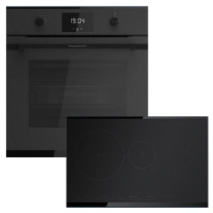 Kppersbusch BP332KI85K Backofen/Kochfeld-Set BP 6332.0 KSM6 und KI 8550.0 KSMR, Matt Black, mit 5 Jahren Garantie!