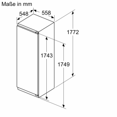 Constructa CK282NSE0, Einbau-Khl-Gefrier-Kombination, Schleppscharnier, 177.5x 56 cm, EEK: E, mit 5 Jahren Garantie!