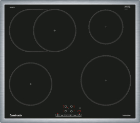 Constructa CX5BI610, Set Einbau-Backofen und Induktionskochfeld, mit Rahmen aufliegend, Schwarz, mit 5 Jahren Garantie!