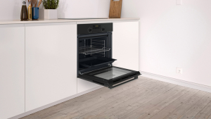 Constructa CX3BS605, Set Einbau-Backofen und Elektrokochfeld, mit Rahmen aufliegend, Schwarz, mit 5 Jahren Garantie!