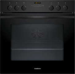 Constructa CX5HI603, Set Einbau-Backofen und Induktionskochfeld, mit Rahmen aufliegend, Schwarz, mit 5 Jahren Garantie!