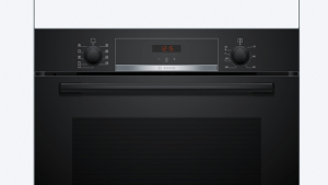 Bosch HBA514BB3, Serie 4, Einbau-Backofen, 60 x 60 cm, Schwarz, EEK: A+, mit 5 Jahren Garantie!