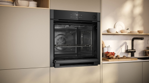 Neff B6AVJ7AG3, Einbaubackofen mit Circo Therm, Hide und Pyrolyse, Graphite-Grey, EEK: A+, mit 5 Jahren Garantie!