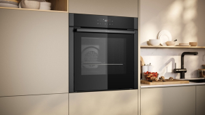 Neff B6ACJ7AG3, Einbaubackofen mit Circo Therm, Hide und Pyrolyse, Graphite-Grey, EEK: A+, mit 5 Jahren Garantie!