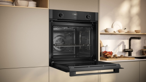 Neff B1ACE2AG3, Einbaubackofen mit Circo Therm, Graphite-Grey, EEK: A+, mit 5 Jahren Garantie!