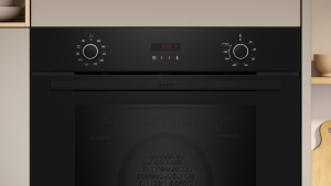 Neff B2CCG6AK3, Einbaubackofen mit CircoTherm und Pyrolyse, Schwarz, EEK: A+, mit 5 Jahren Garantie!