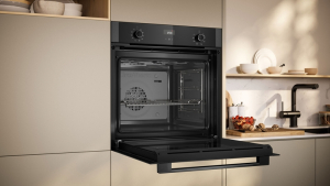 Neff B1ACE4AG3, Einbaubackofen mit CircoTherm und EasyClean, Graphite-Grey, EEK: A+, MIT 7 JAHREN GARANTIE