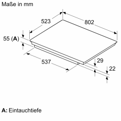 Neff BTX48PIB0, SET Einbaubackofen B2CCJ7AK3 und Induktionskochfeld T58SHF1L0, EEK: A+, mit 5 Jahren Garantie!