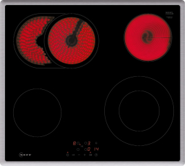 Neff BX48PB0, SET Einbaubackofen B2CCG6AK3 und Glaskeramikkochfeld T16SBN1L0, EEK: A+, mit 5 Jahren Garantie!