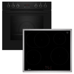 Neff EX4PIB0, SET Einbauherd E2CCG6AK4 und Induktionskochfeld M56SBF1L0, EEK: A+, mit 5 Jahren Garantie!