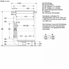 Neff V58HQD, SET Induktionskochfeld mit Dunstabzug V58YHQ4C0, 80 cm, und Z9802PFDY0, MIT 7 JAHREN GARANTIE