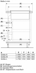 Neff V57HQD, SET Induktionskochfeld mit Dunstabzug V57YHQ4C0, Induktionskochfeld mit Dunstabzug, 70 cm und Z9802PFDY0, MIT 7 JAHREN GARANTIE