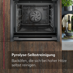 Neff 3MIOSH80V, SET Einbaubackofen B5ACJ7AG3 und Induktionskochfeld mit Dunstabzug V58FHQ4L0, EEK: A+, MIT 7 JAHREN GARANTIE