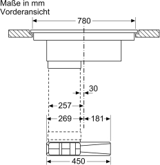 Neff 3MIOSH80VP, SET Einbaubackofen B5ACJ7AG3 und Induktionskochfeld mit Dunstabzug V58PHQ4C0, EEK: A+, MIT 7 JAHREN GARANTIE