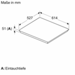 Neff 3MIOSH60I, SET Einbaubackofen B5ACJ7AG3 und Induktionskochfeld T56AHF1C0, EEK: A+, MIT 7 JAHREN GARANTIE