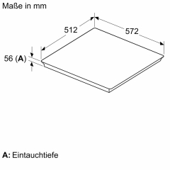 Neff 3MIOSH60IP, SET Einbaubackofen B5ACJ7AG3 und Induktionskochfeld T56PHF1C0, EEK: A+, MIT 7 JAHREN GARANTIE