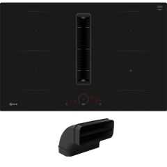 Neff V58FHQGA7, SET Induktionskochfeld mit Dunstabzug V58FHQ4L0, 80 cm + Z861SB2, 90 Flachkanalbogen, MIT 7 JAHREN GARANTIE