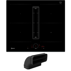 Neff V56FHQGA7, SET Induktionskochfeld mit Dunstabzug V56FHQ4L0, 60 cm + Z861SB2, 90 Flachkanalbogen, MIT 7 JAHREN GARANTIE