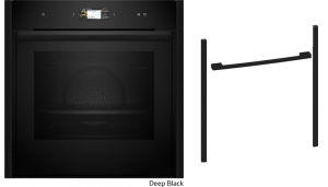 Neff BFS53D, SET B59FS3AY0, Einbaubackofen mit FullSteam und Z9060DY0, Flex Design Kit, 60 cm, Deep Black, EEK: A+, MIT 7 JAHREN GARANTIE