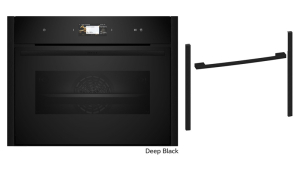 Neff CFS23D, SET C29FS3AY0, Kompakt-Dampfbackofen mit FullSteam und Z9045DY0, Flex Design Kit, 45 cm, Deep Black, EEK: A+, MIT 7 JAHREN GARANTIE