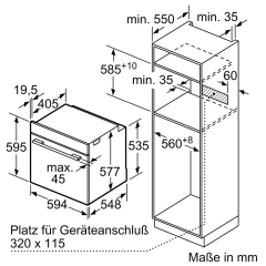 Siemens HS736G3B1, iQ700, Einbau-Dampfbackofen, 60 x 60 cm, Schwarz, Edelstahl, EEK A+, 5 Jahre Garantie