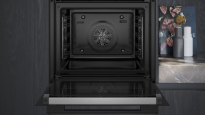 Siemens HB774G1B1, iQ700, Einbau-Backofen, 60 x 60 cm, Schwarz, Edelstahl, EEK A+, 5 Jahre Garantie