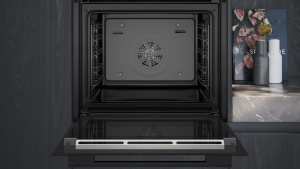 Siemens HB734G1B1, iQ700, Einbau-Backofen, 60 x 60 cm, Schwarz, Edelstahl, EEK A+, 5 Jahre Garantie