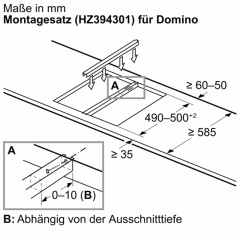 Siemens HZ394301, Verbindungsleiste