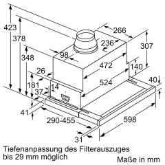 Siemens LI69SA684, iQ700, Flachschirmhaube, 60 cm, Edelstahl, EEK: A, 5 Jahre Garantie