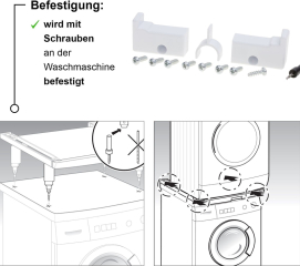 Siemens WZ20400, Verbindungssatz mit Auszug