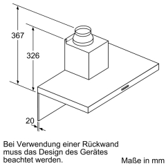 Siemens LC67BHM50, iQ300, Wandesse, 60 cm, Edelstahl, EEK: B, 5 Jahre Garantie